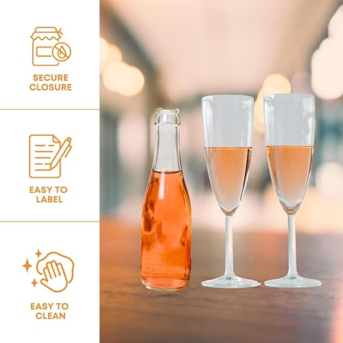 Miniatura 6 de Botellas transparentes de champaña de 63 oz 24 unidades por caja