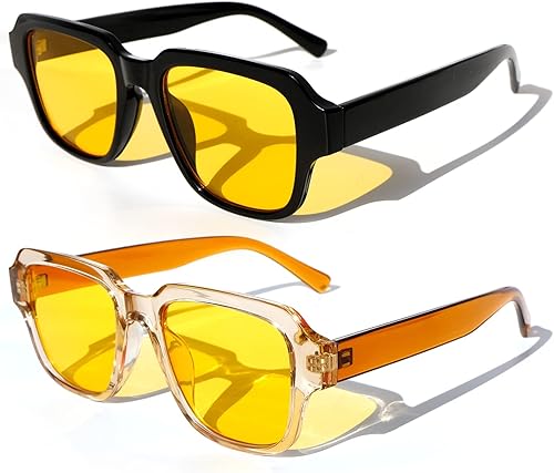 Sehnsucht Gafas de conducción nocturna gafas clásicas de visión nocturna para hombres y mujeres gafas antideslumbrantes para reducir la luz nocturna