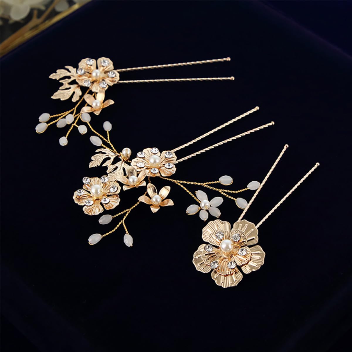 FOMIYES 9piezas Horquillas Cabello Diseño De y Pedrería Para Novias Accesorios De Boda y