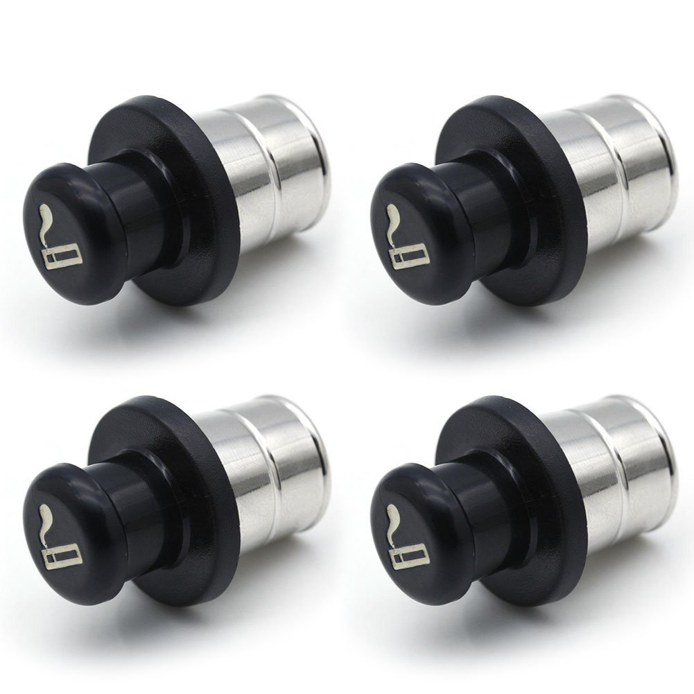 KicodeRosepoem Car Lighter Shaped Metal Secret Safe Stash Diversion Box Pill Container 4 Pack