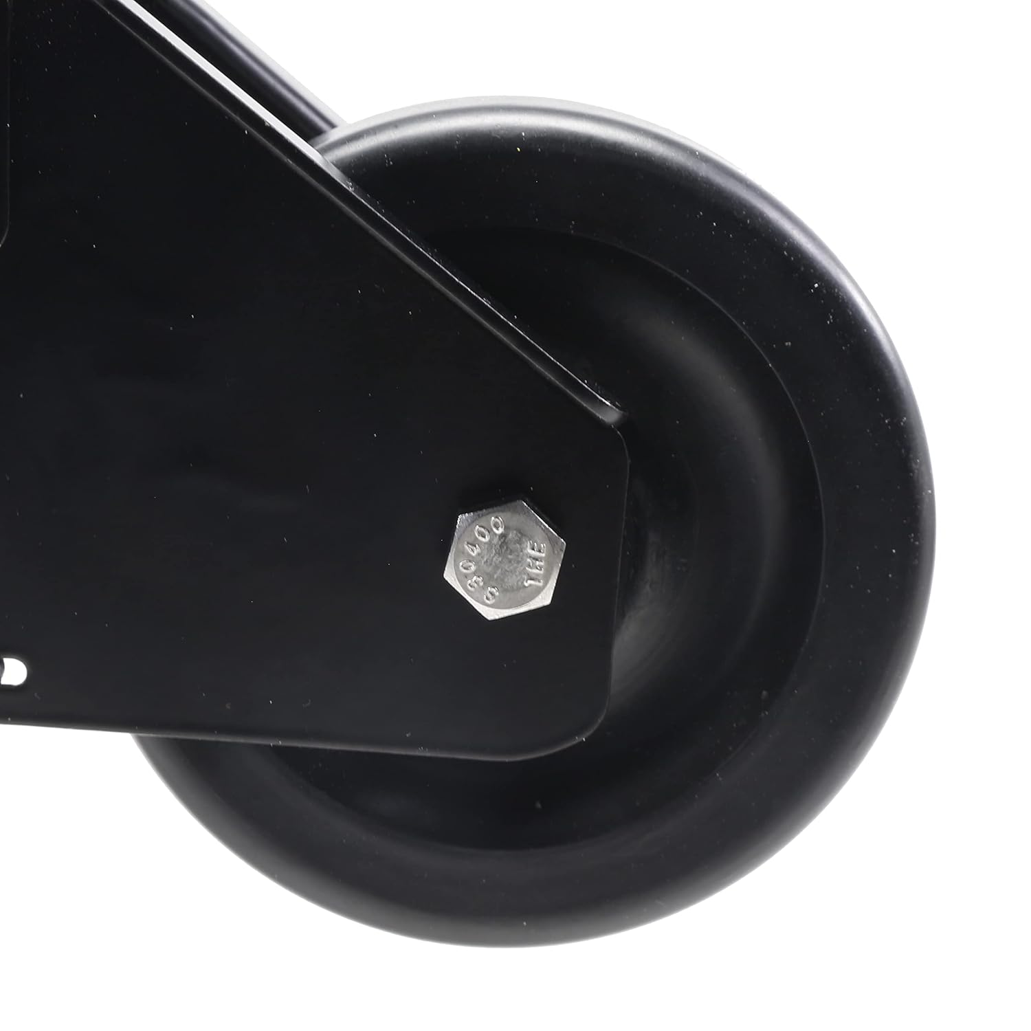 Plum Fittings Heavy Duty Double 4" Roller Gate Wheels for Vinyl Fence Gates Up to 2" Wide