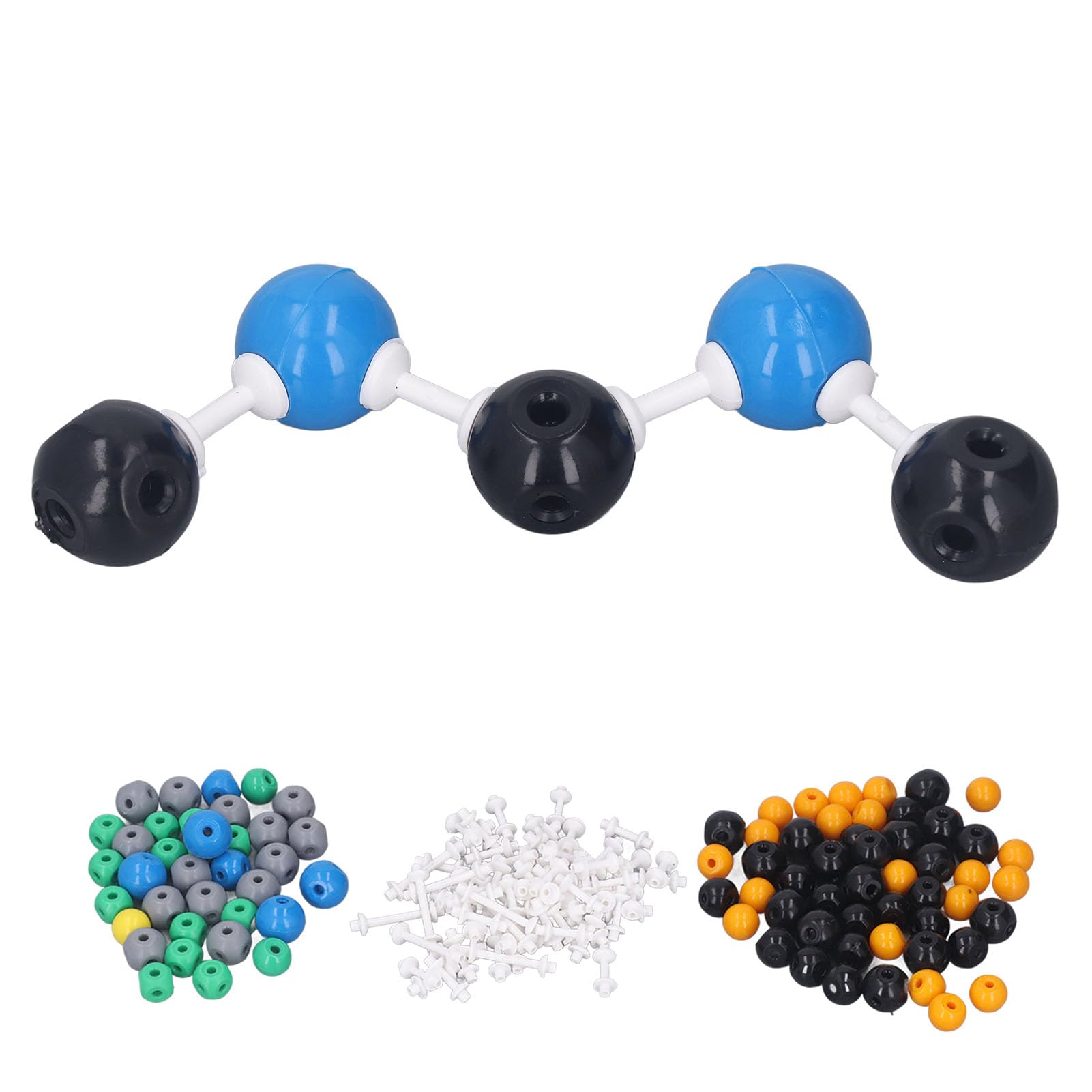 Chemie-Molekularmodellbausatz, bunte PP-Kugeln, C, H, N, O, S, Na, Molekularstruktur, Modell für Schule, Labor, Bildung