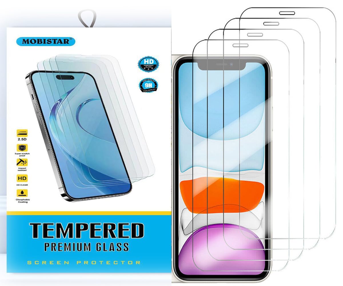 Confezione da 4 pellicole protettive progettate per iPhone 12