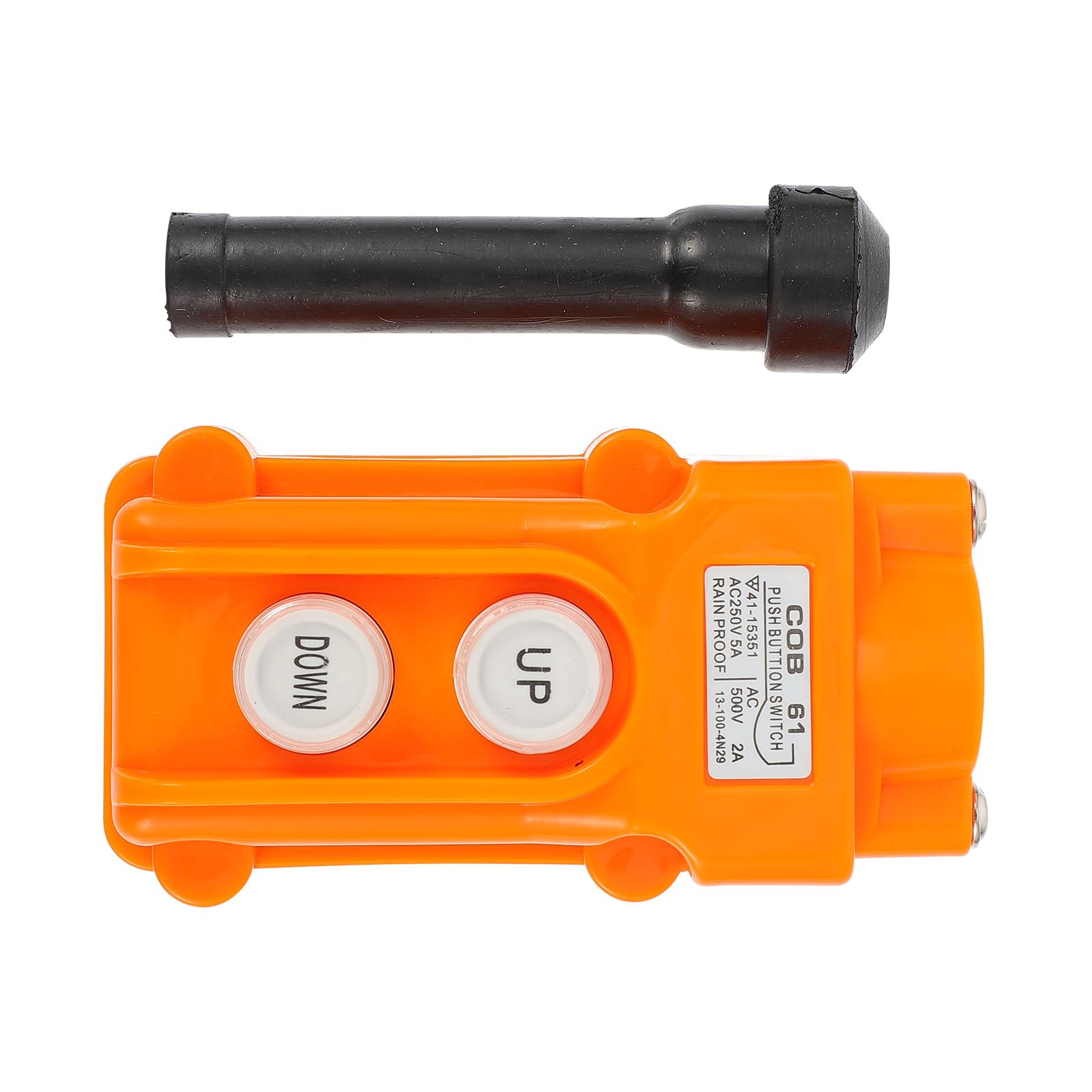 Controlador de grúa industrial con botones de subida y bajada 8