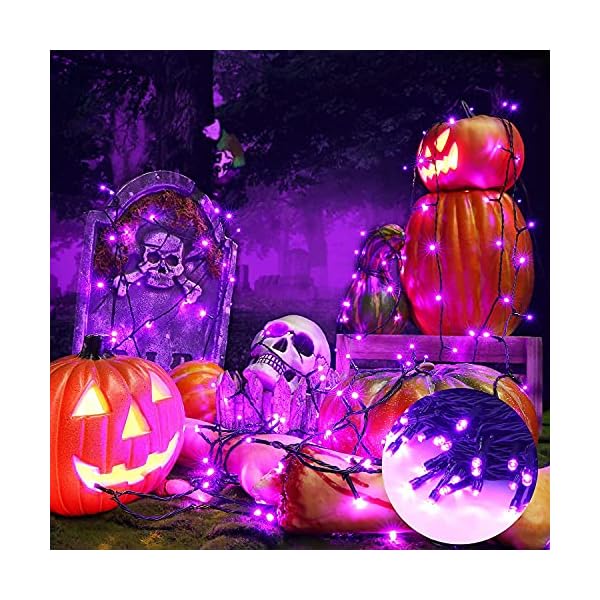 BrizLabs Weihnachtslichterkette Innen, 10M 100 LED USB Bunt Lichterkette Außen Farbwechsel RGB Weihnachtsdeko Aussen… – Bild 3