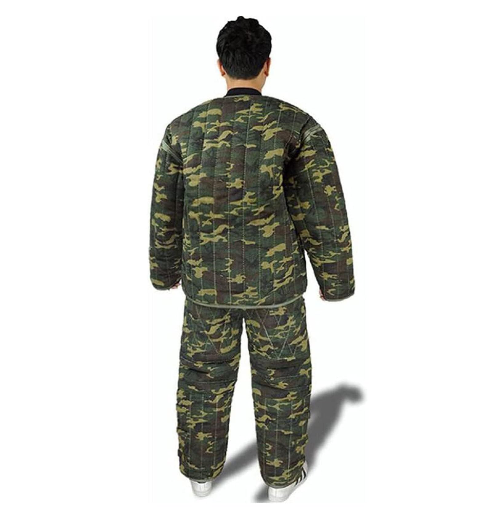 Traje de adiestramiento canino,Ropa protectora para adiestramiento canino,grueso, antidesgarros,Mangas extraíbles con cremallera,Altura recomendada: 1,65-1,85 m