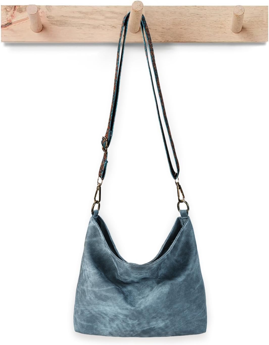 LAVTUG Hobo Bag for Women, Vegan Leather Shoulder Handbags Slouchy Bag with Zipper Everyday Tote Purse, Adjustable Strap | Slouchy, for Work, Travel, Weekender - Image 3