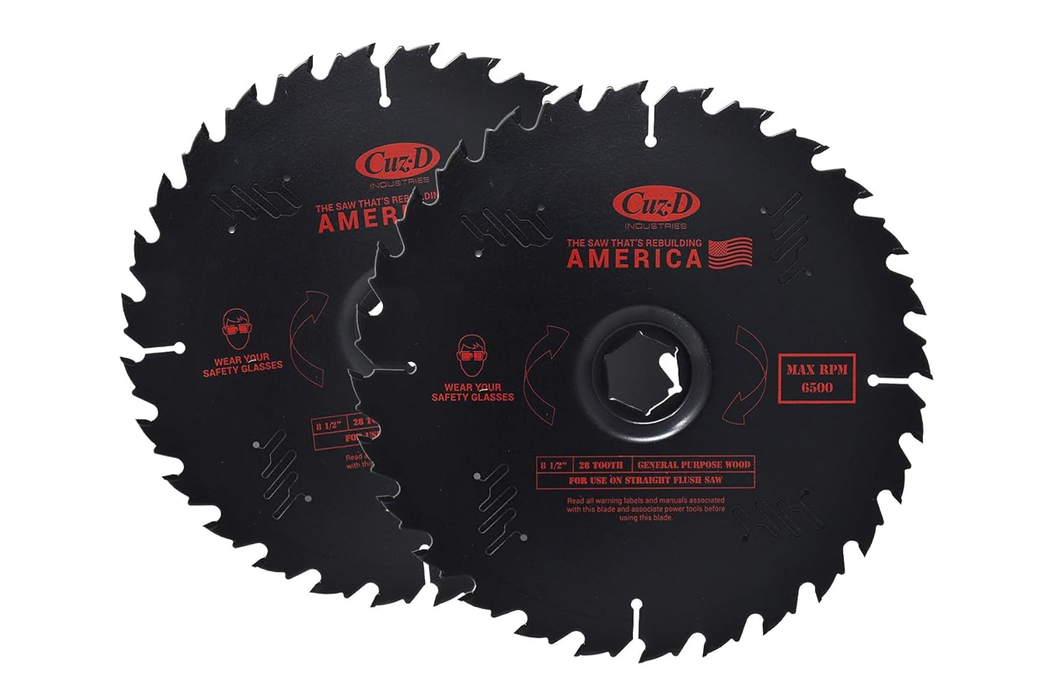 Two-Pack 28 Tooth Cuz-D Blades