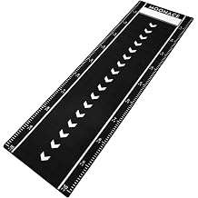 Baseball Pitching Mat with Ruler,Easily Rolled up for Storage,Anti Slip Backing,Soft PVC Composite,Baseball mat,for Land,Grassland,Park,School,Indoor and Outdoor