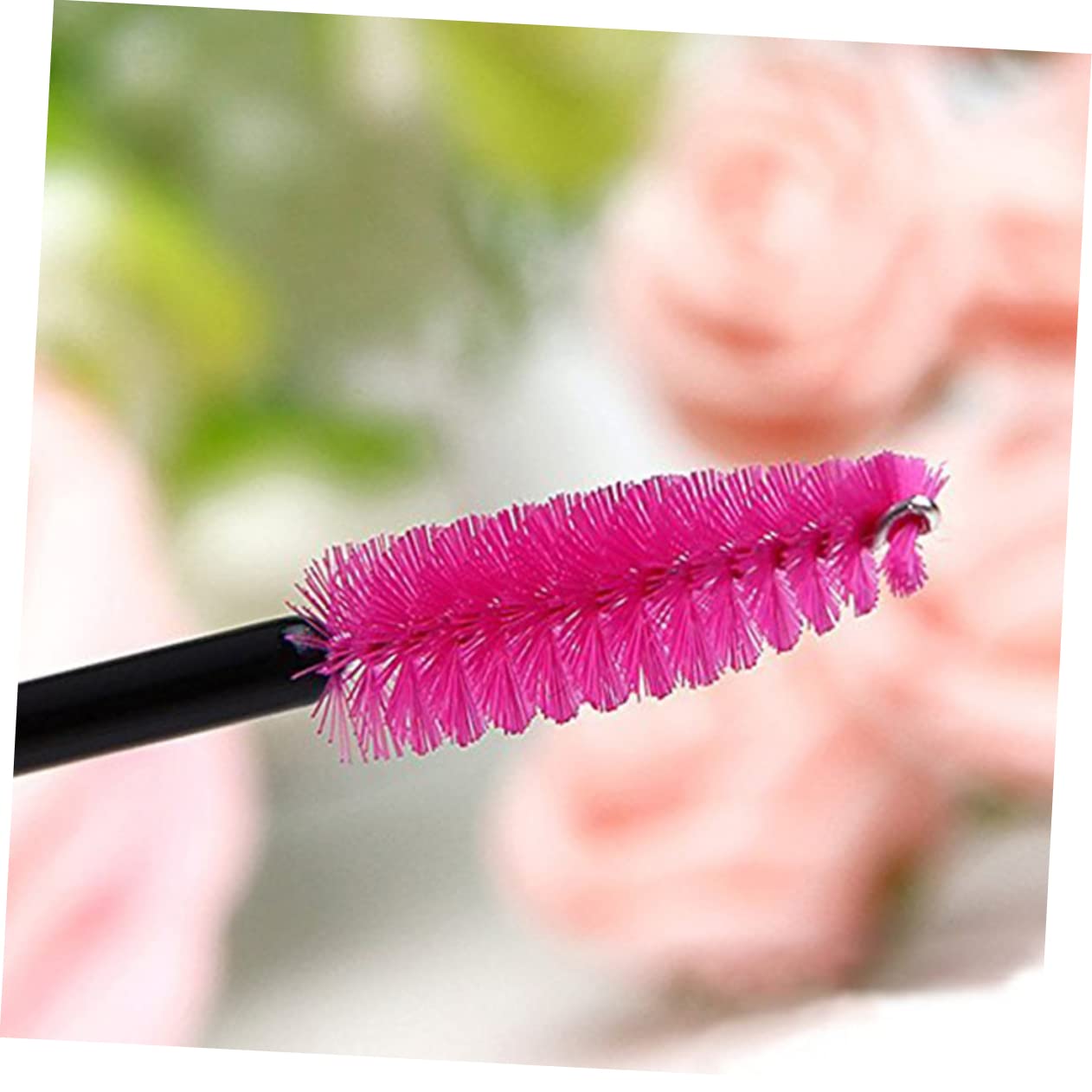 PartyKindom Professional Disposable Mascara Wands 100pcs Eyelash Makeup Brush Kit Easy to Use Lash Mascara Applicator