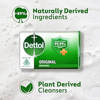 Dettol 100% 1リットル✖️2個セット Amazon | Dettol Soap 100g, 2 (Twin) Pack by Dettol | Dettol