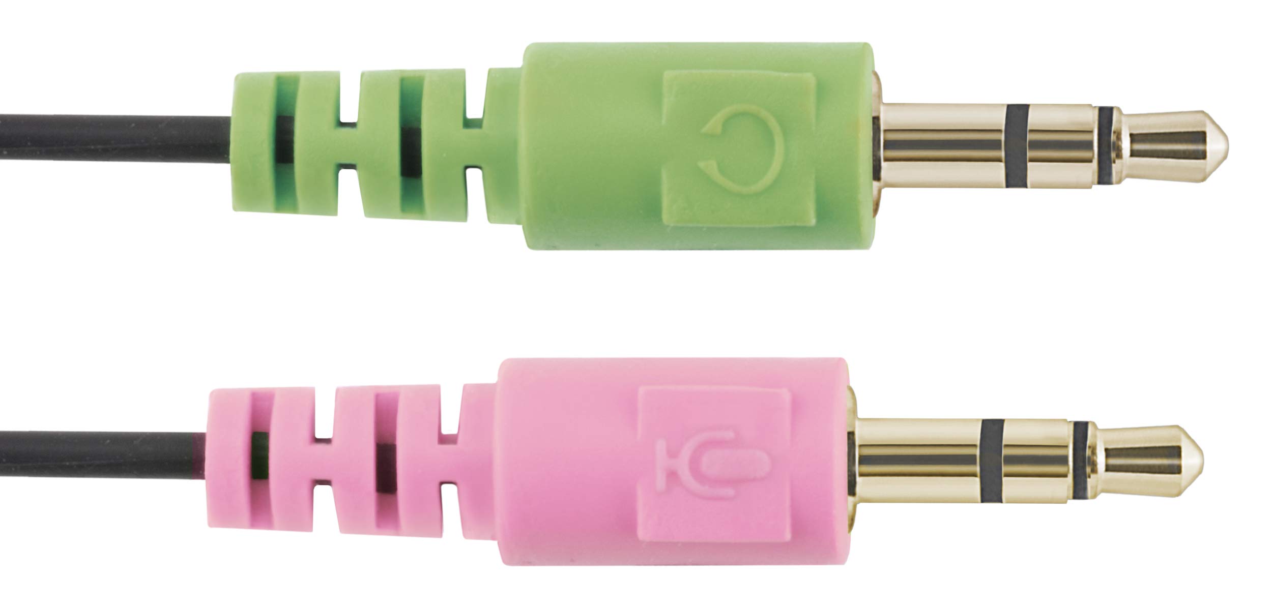 mumbi Zestaw słuchawkowy jack kabel adaptera 2 x 3,5 mm na 1 x złącze jack