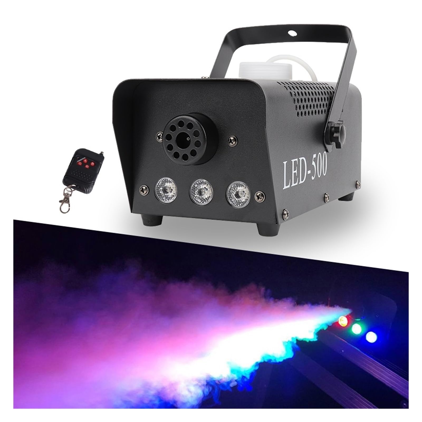 Mini Macchina For Nebbia Da Palco Da 500 W Con Telecomando E Macchina For Fumo A LED For DJ Di Feste Di Matrimonio Risparmio Energetico Potente