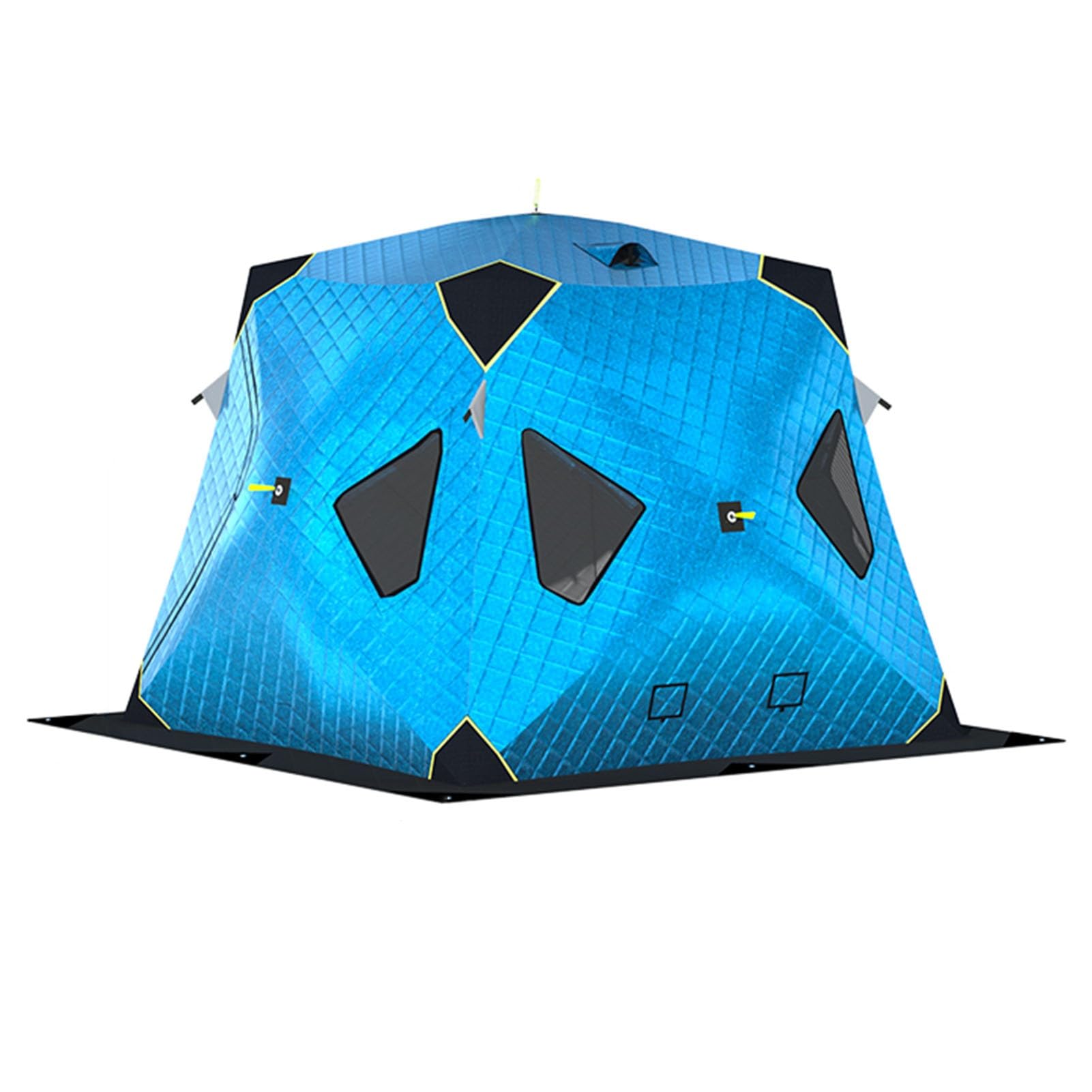 Abri de Pêche sur Glace Abri de pêche sur Glace Pliable, avec Ancres, Cordes et Sac de Transport Inclus, pour Le Camping