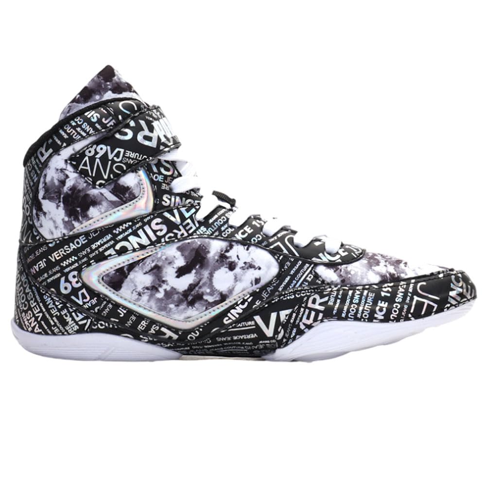 Chaussures de Boxe pour Jeunes Adultes,Chaussures de Lutte pour Hommes et Femmes,Chaussures d'exercice Montantes,Chaussure De Boxe,pour Taekwondo,Boxe,Taichi,Lutte,Compétitions