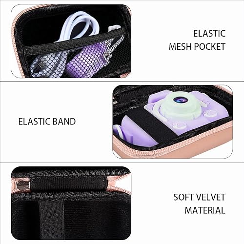 Miniatura 3 de Leayjeen Funda para cámara infantil compatible con GoopowSGAINULGofunlyArtCWK y más cámaras digitales para niños, regalos de cumpleaños de Pascua