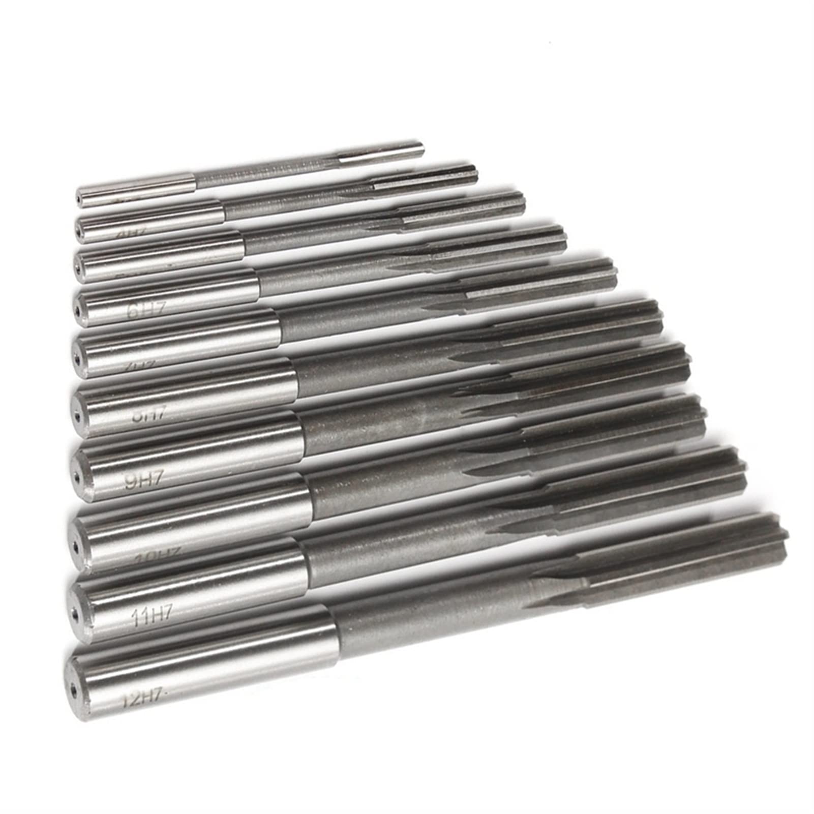Uchwyt tokarski, 10 sztuk Proste Shank Frezarki Rozwiertak Ustaw Precyzyjna maszyna Cutter Tool 3/4/5/6/7/9/9/10/11/12 mm