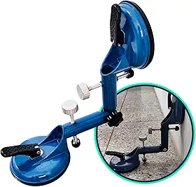 Super Ventosa Dupla Articulada 90º Pisos Vidros Porcelanatos Leminos