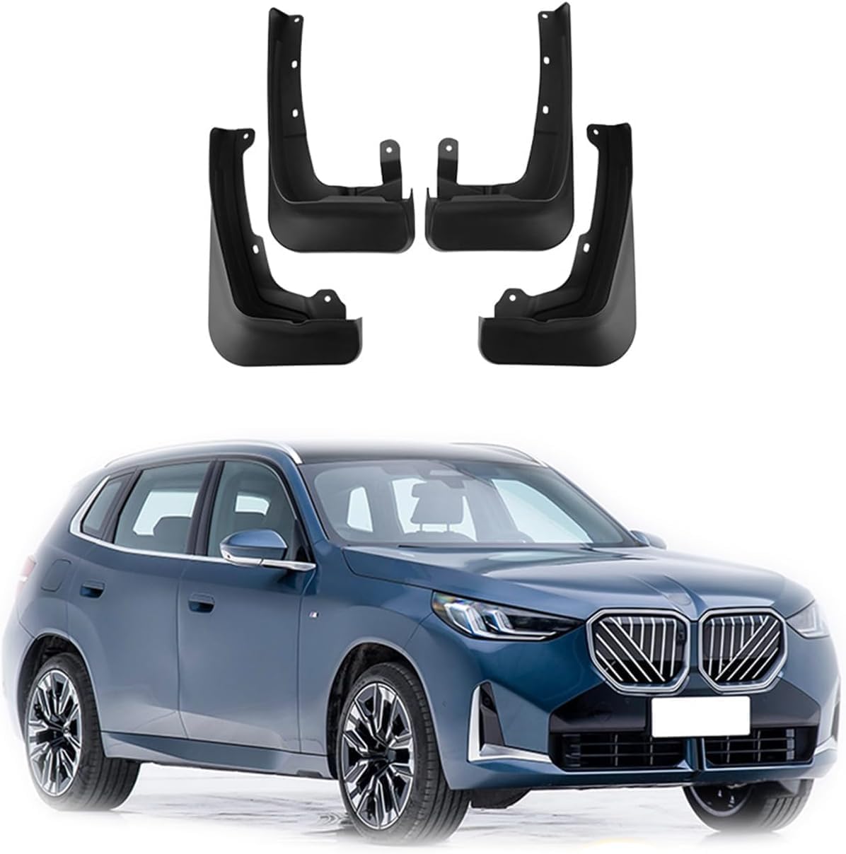 HUAYSGO 4Pcs Premium Mud Flaps for BMW X3 2025+ Front and Rear Splash Guards Durable Mudguards Protection Against Road Debris