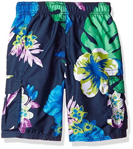 Image of Kanu Surf Boys' Paradise Floral Swim Trunk