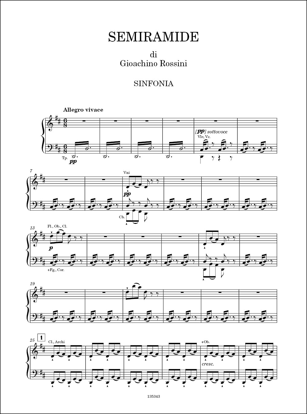 Semiramide. Melodramma tragico in due atti. Ediz. italiana e inglese