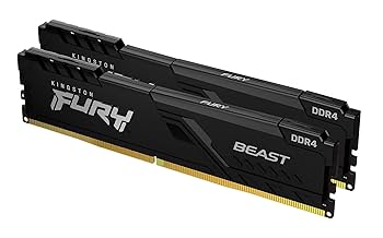 Kingston FURYBEAST DDR4 RGB 3600hz 2枚セット Kingston FURY™ DDR4 RGB Memory – 8GB-128GB 2666MT/s-3733MT/s