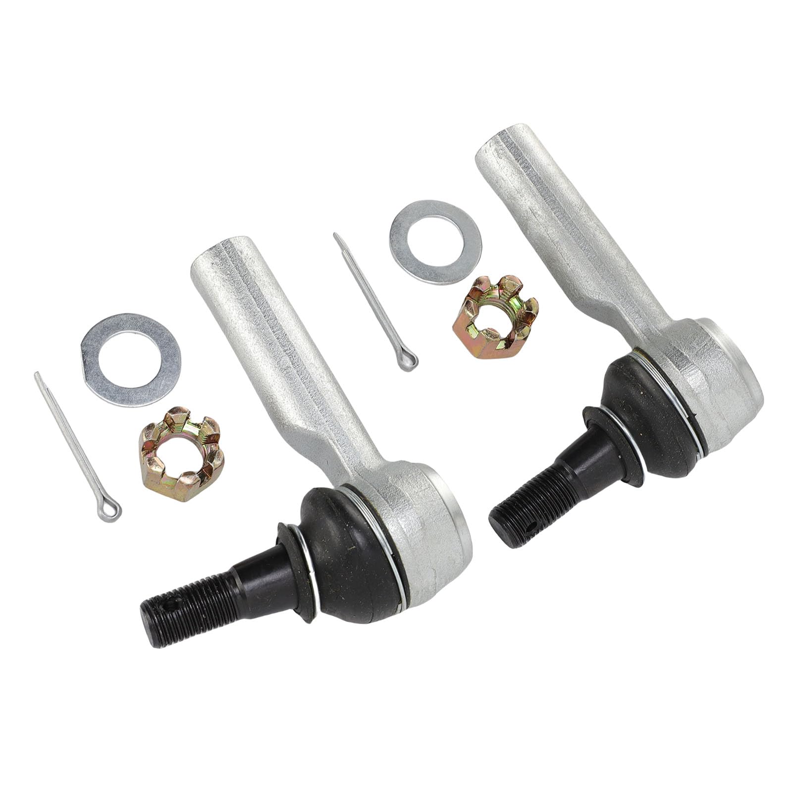 2 Sätze Spurstangenkopf-Kit, Ersatz aus Hochhartem Legiertem Stahl für 800 4 750 800, mit Staubschutzgummi, für Modelle 2012 2013 2014 2015 2016 2017 2018 2019