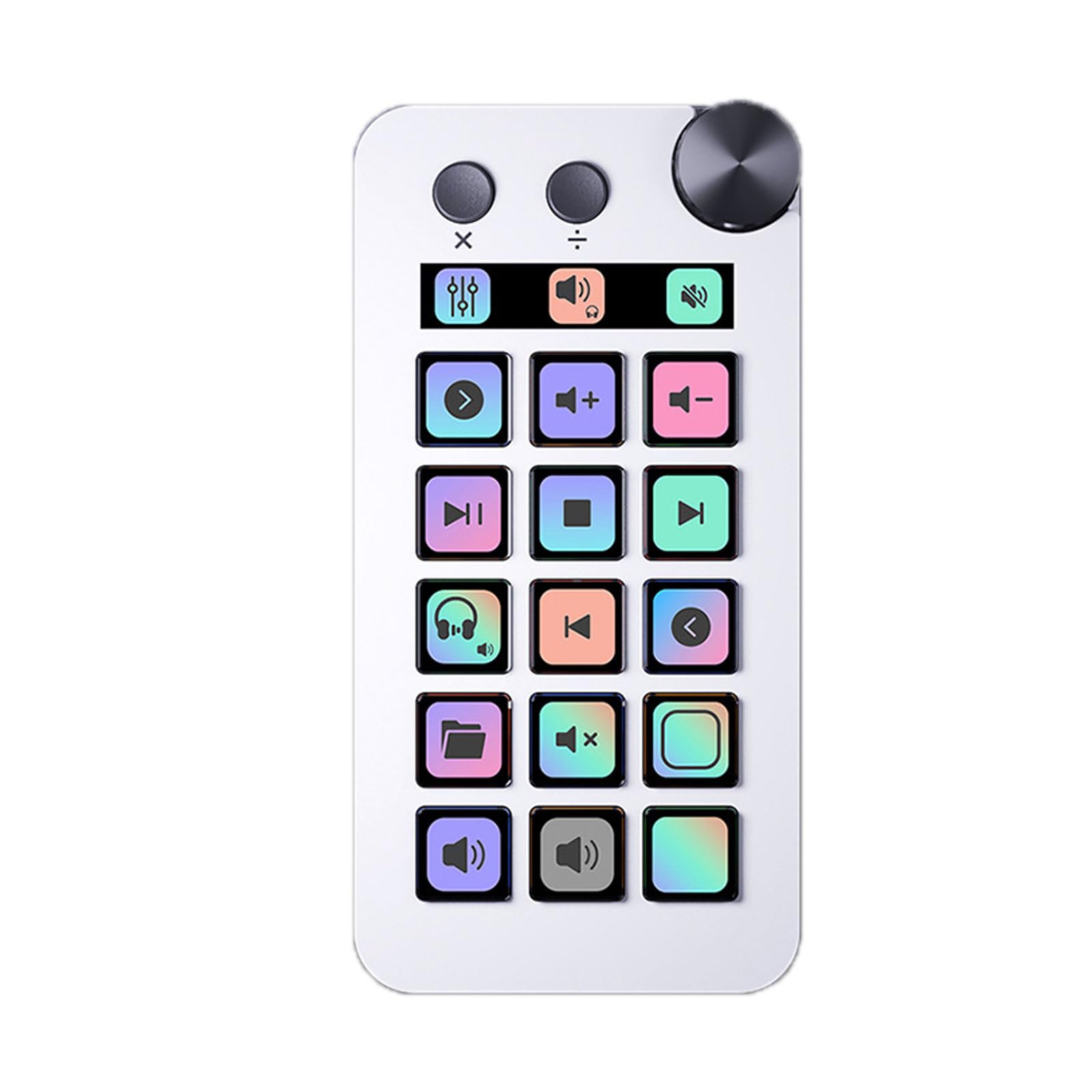 StreamDeck - Teclados visuales con botón LCD, 15 teclas, controlador de creación de contenido en vivo, botón de aduana, StreamDeck para PC