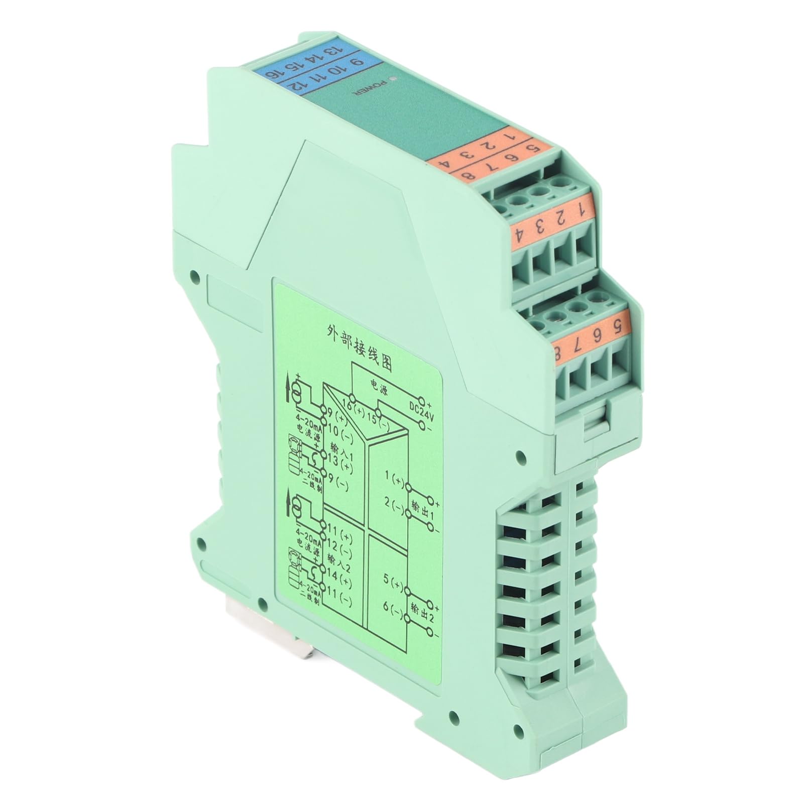 Karlak Fácil de Instalar Aislador de Señal con Montaje en Riel DIN 35 Mm,