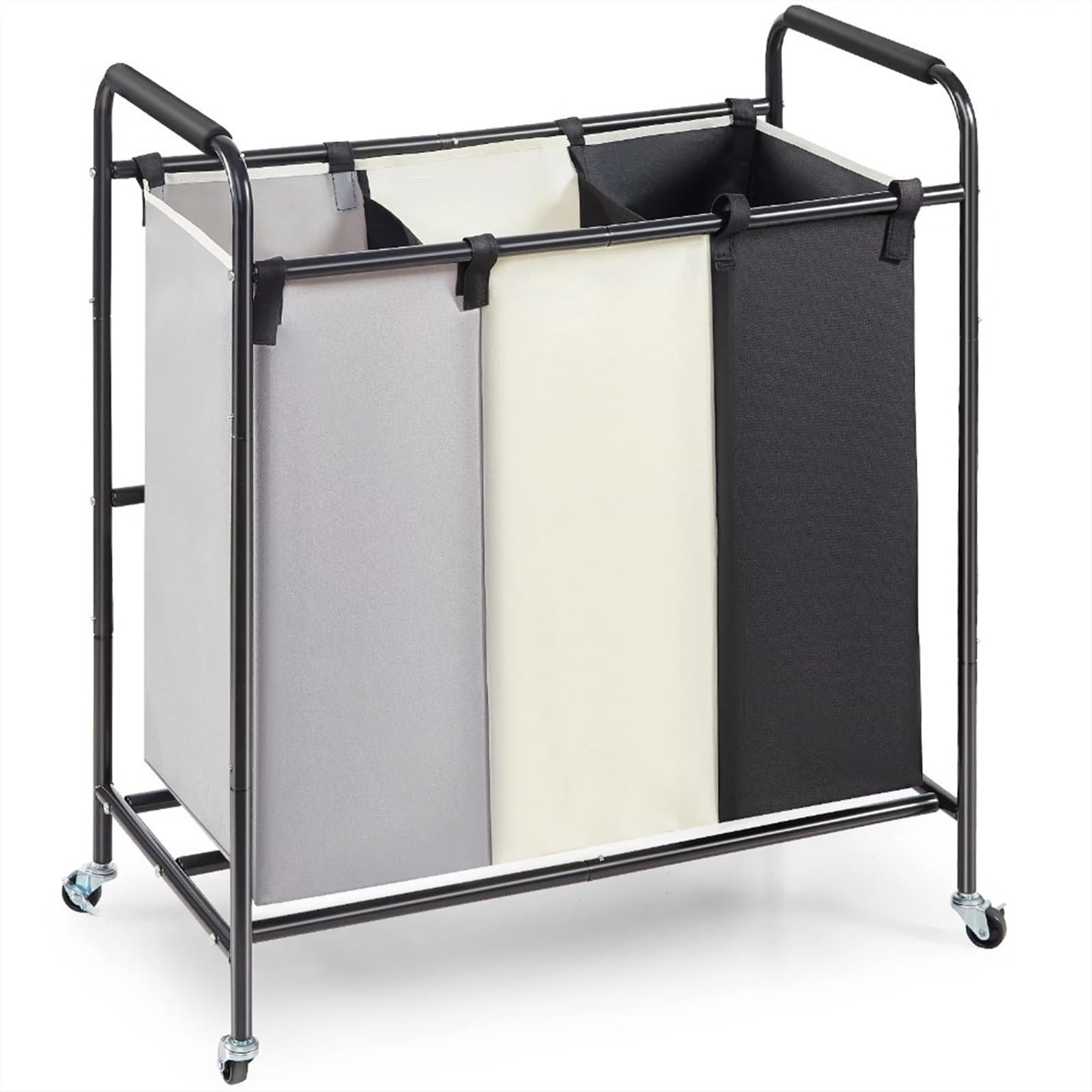 Laundry Hamper Laundry Sorting Cart with Detachable Oxford Fabric