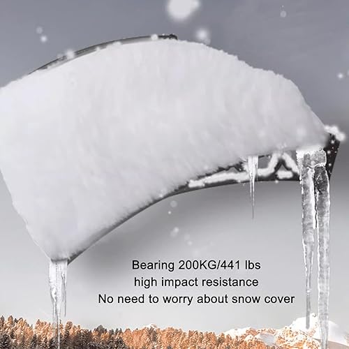 Miniatura 2 de Toldo de ventana para puerta delantera, protección UV, lluvia, nieve, toldo de entrada, toldo de entrada para patio al aire libre, cubierta moderna