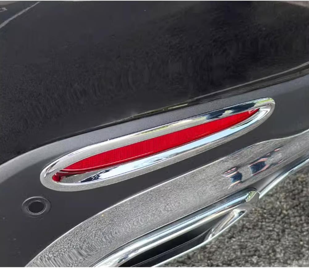 for Mercedes-Benz New GLC GLC300 X254 2023 2024 2025 2026 Rear Fog Light Cover Trims (Chrome)