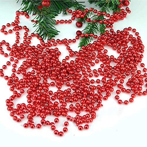Gifts 4 All Occasions Limited SHATCHI-400 - Guirnalda de cuentas para colgar (61 cm), color rojo Cover