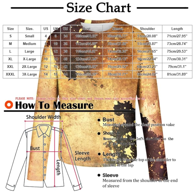 Long Sleeve Shirts for Men Camouflage Print Casual Stylish Workout Crewneck Cotton Sweatshirts Loose Fit Pullover Tees3