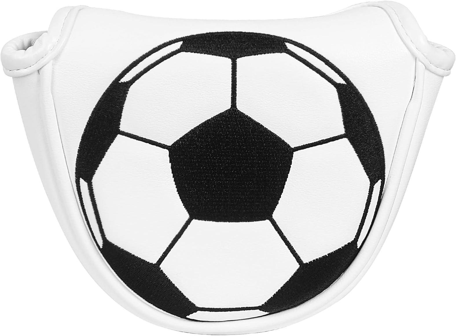 Putter Headcover, Mallet Putter Cover Basketball Soccer Football Bowling Strong Magnetic Closure for Heel-Shaft Putter