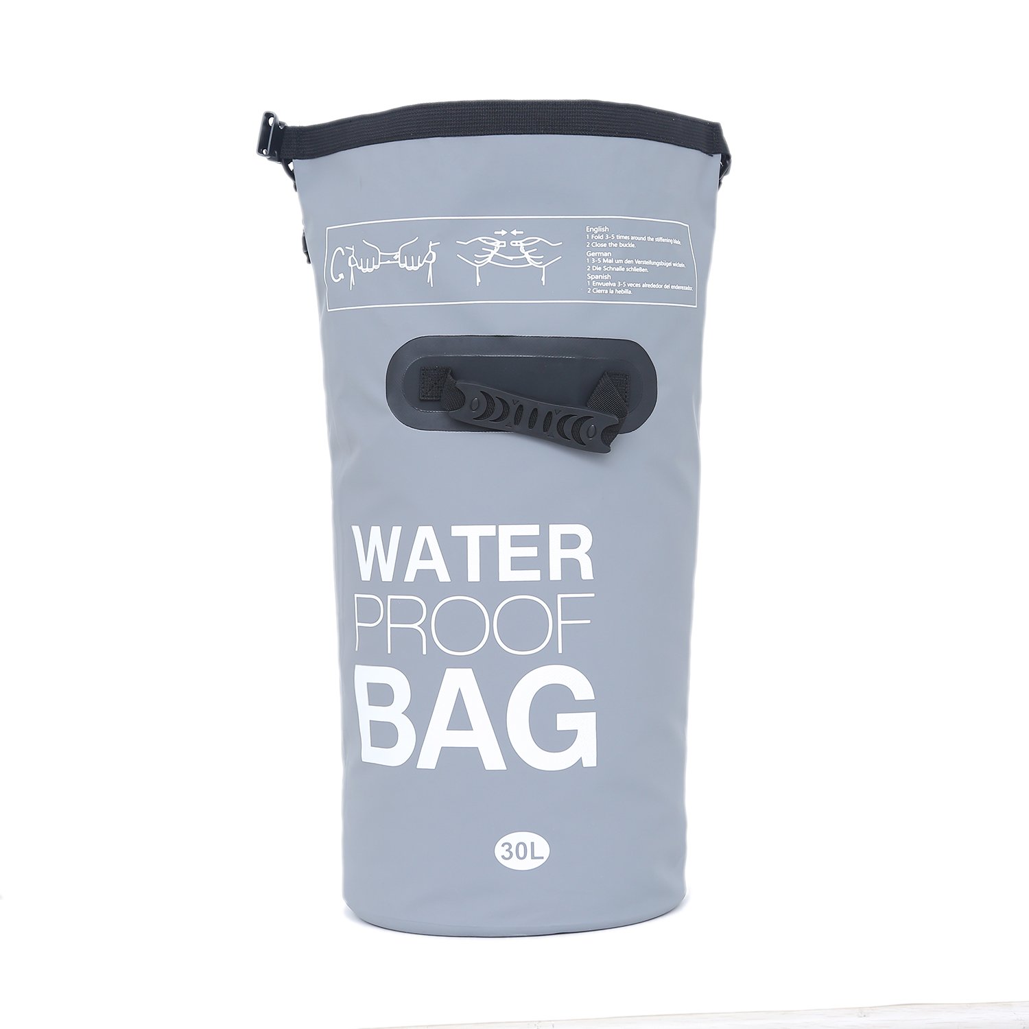 DonDon Dry Bag Borsa impermeabile da 2l, 5l, 10l, 15l, 20l, 30l con tracolla