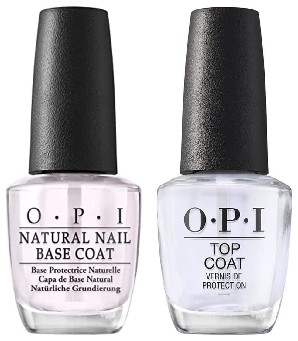 O.P.I Natural Nail Base Coat | 15 Ml | Transparent Nail Paint With Smooth Glossy Finish & O.P.I Top Coat | 15 ml | Transparent Nail Paint with High Gloss Finish Combo-image-41