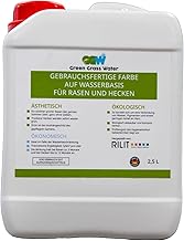 Rilit GreenGrass Water Rasen Farbe natürlich grün zum sprühen bei Trockenheit und braunen Flecken Made in Germany; 2,5 Liter