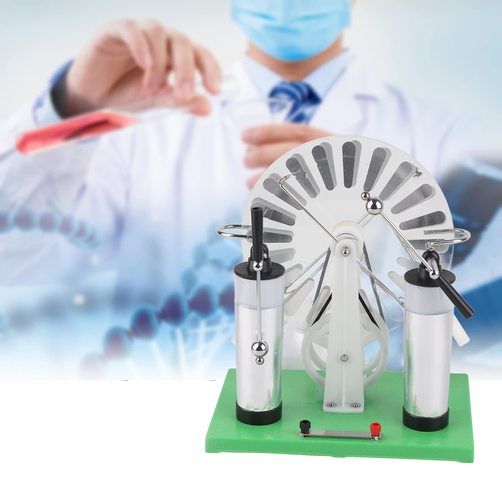 Yinhing Generatore Elettrostatico Nsimlug Generatore di elettricità Statica Premium 23008 Macchina a Induzione Elettrostatica per Esperimenti di Fisica Kit di Scienze Educative per Bambini Dimostra