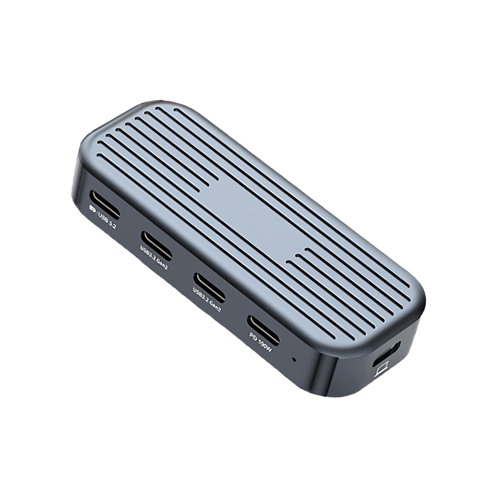 Zewnętrzny wyświetlacz stacja dokująca USB C 4 w 1 z wyjściem wideo 4K 60 Hz, porty USB C 10 Gb/s i wejście PD 100 W do laptopa, biurko, typ rozszerzenia, stacja dokująca, wieloportowy adapter