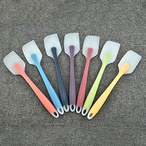 Zollyss Silicone Spatulas Heat Resistant Flexible Spatula 450F with Stainless Steel Core - FDA Grade Premium Kitchen Utensils with Good Grip 27 cm, 1 Pc (Random Color) 2