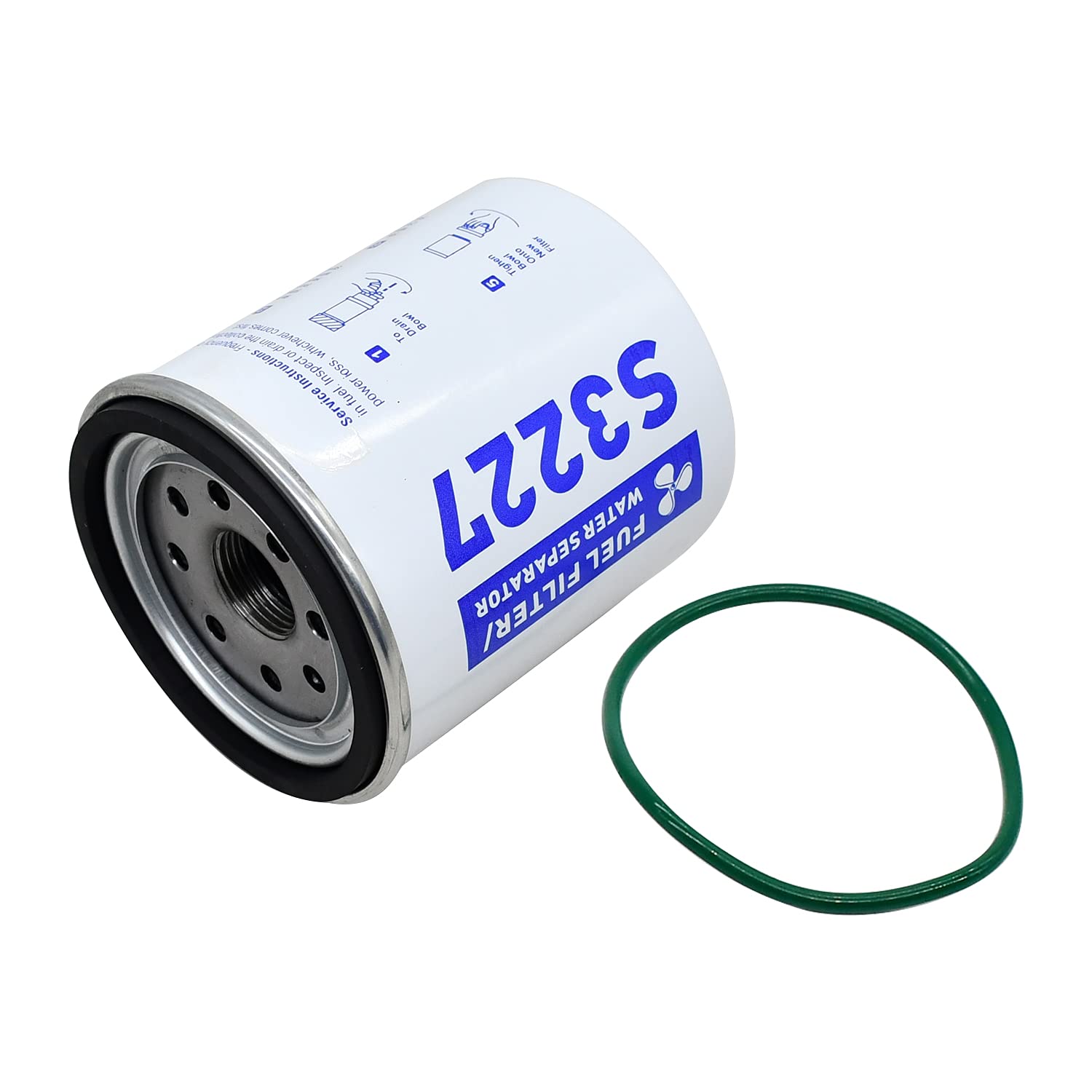 Congparts S3227 Spin-On Fuel Filter Element 18-7948 Compatible with Marine Boat Engine Compatible with Racor 490R-RAC-01 320R-RAC-01 320R