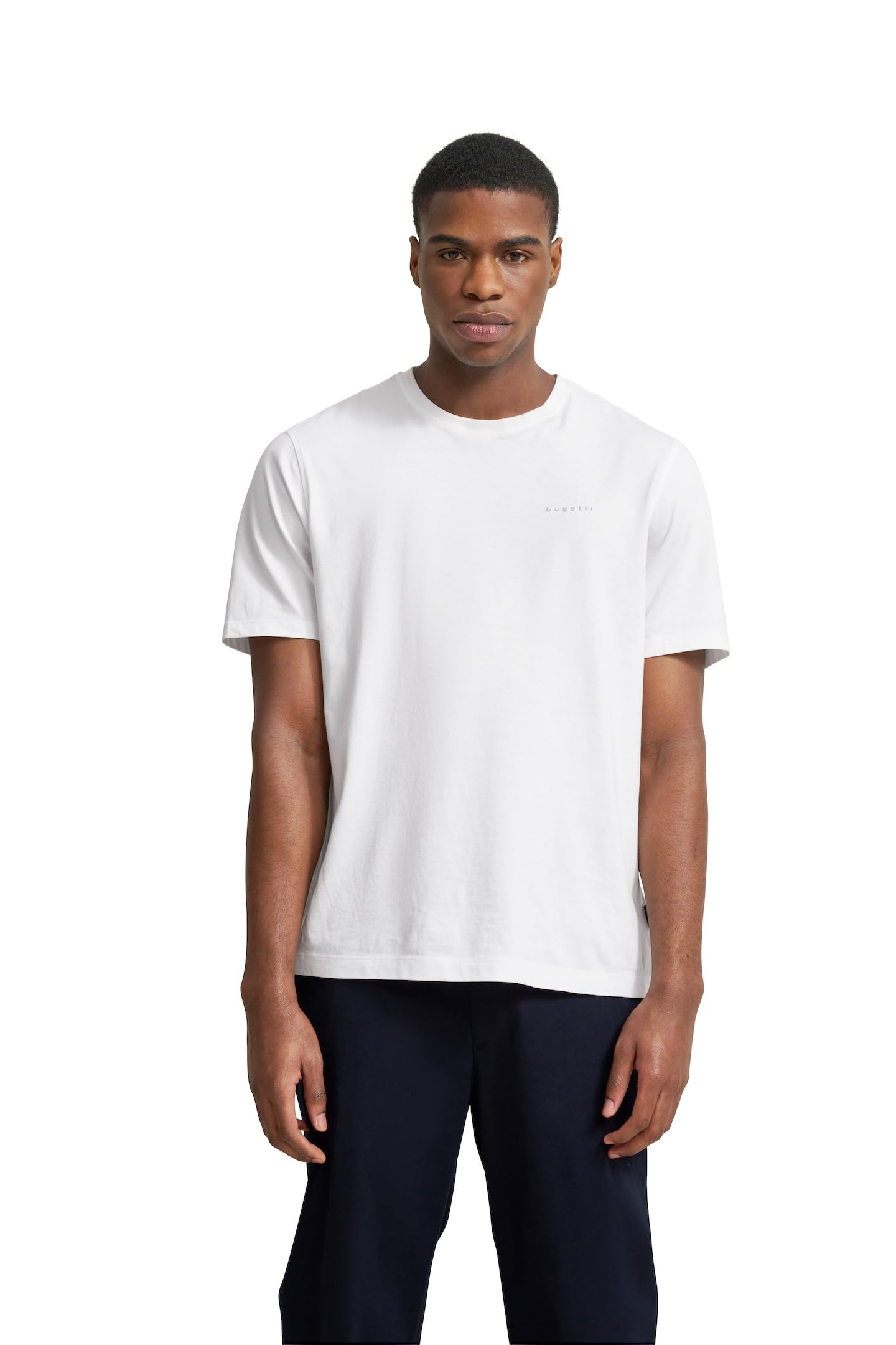 bugatti Men's T-Shirt, 10-White, S