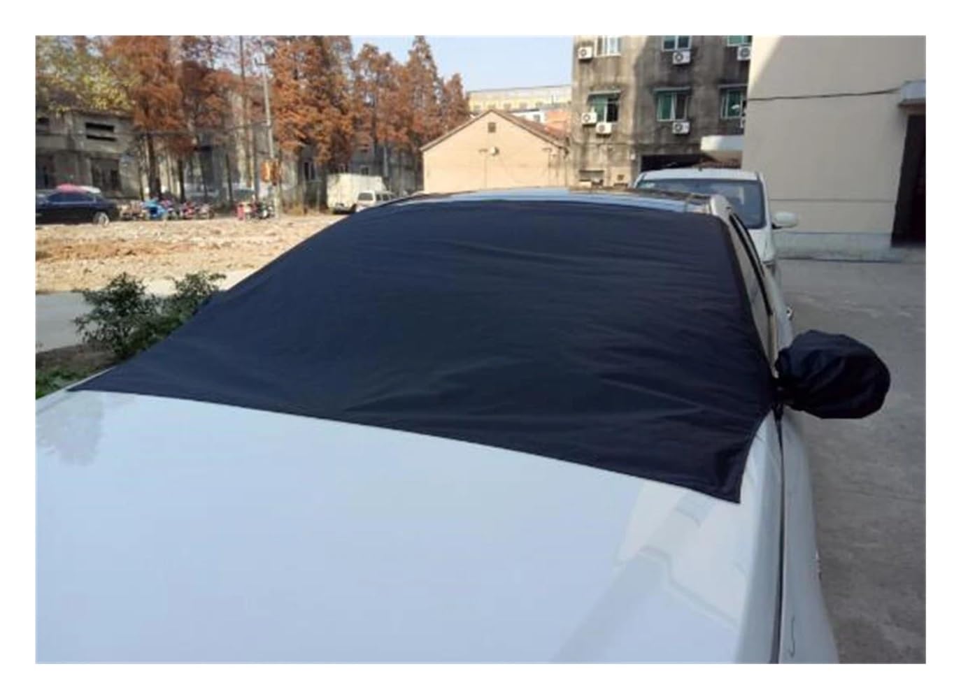 Housse de Protection pour Pare-Brise Voiture Camion SUV Aimant Pare-Brise Couverture Pare-Soleil Neige Gel Gel Protecteur Protection Pare Brise Hiver