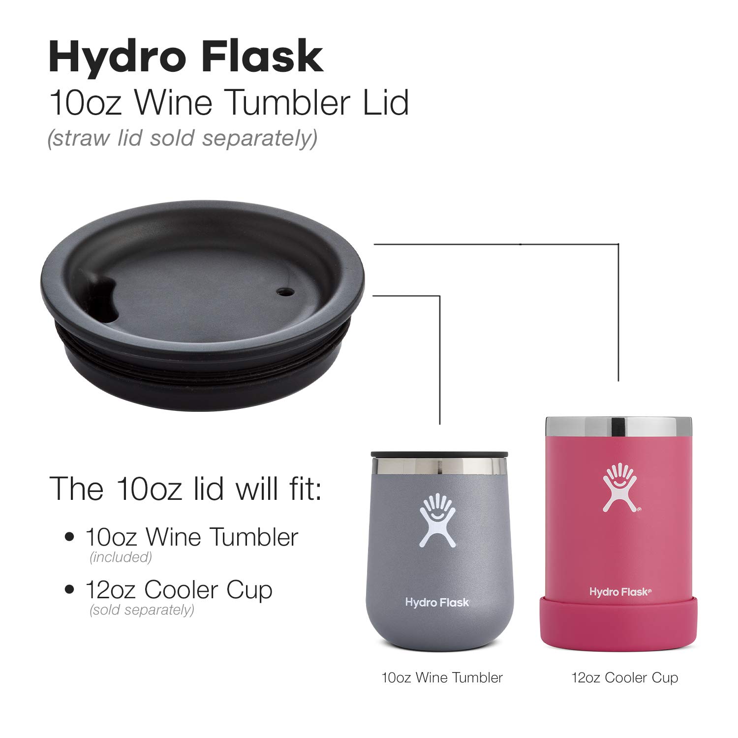 Amazon | Hydro Flask 10 oz二重壁真空断熱ステンレススチールStemless 