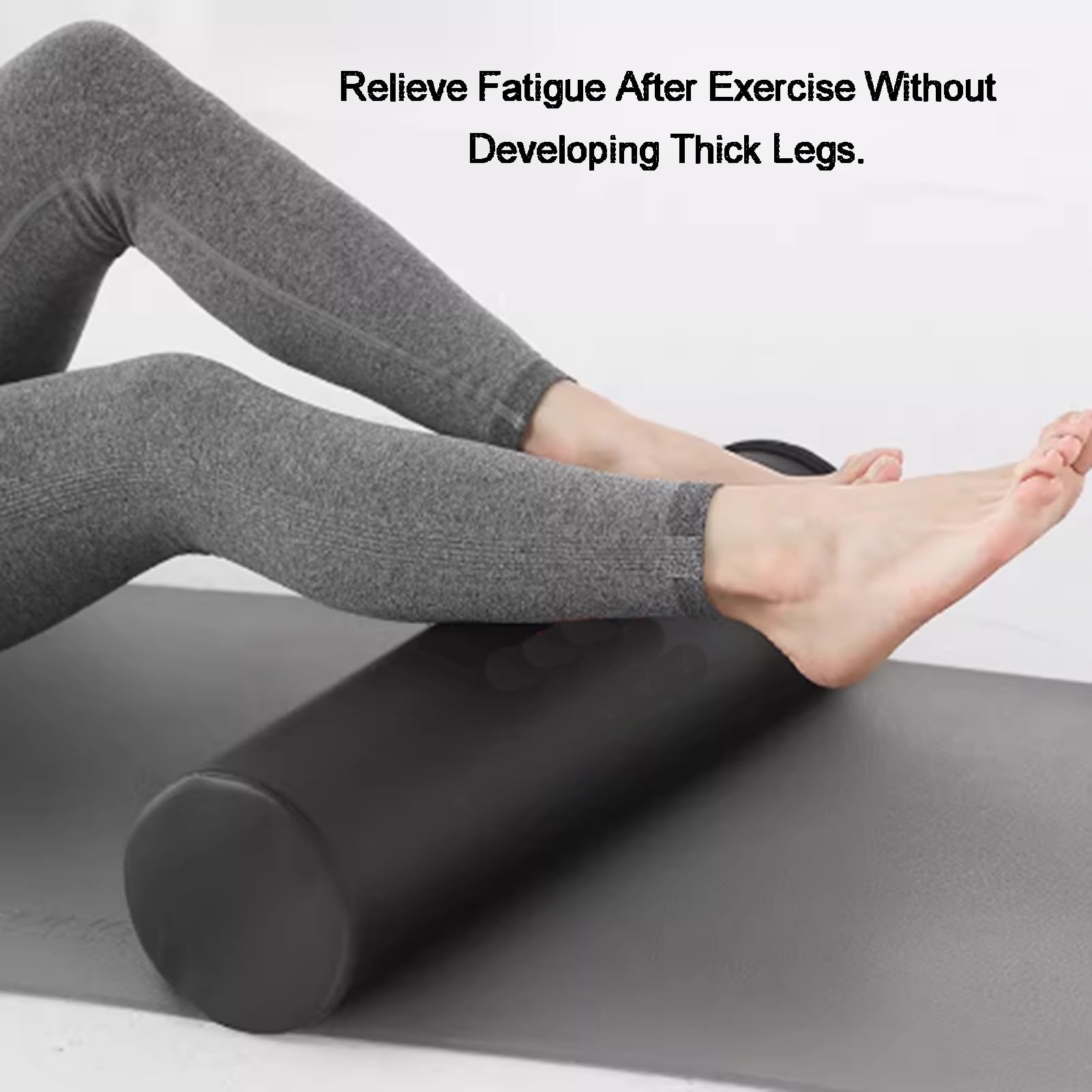 Schaumstoffrollen Mit Hoher Dichte, Yoga-Schaumstoffrolle Mit Tiefer Erholung, Tiefengewebsmassage Zur Myofaszialen Entspannung(90x15cm)