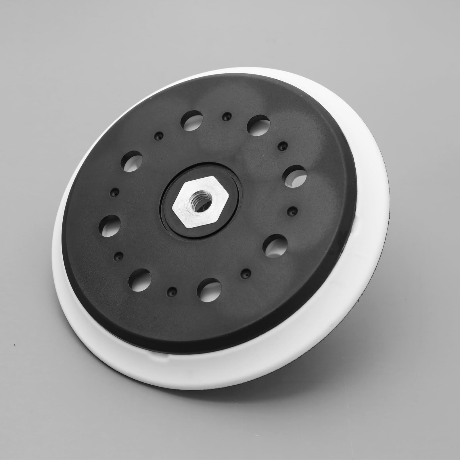 Supporto a gancio e fibbia da 6 pollici 150 mm 15 fori compatibile con Makita BO6050 BO6050J Levigatrici Orbitali Casuali Disco di Lucidatura Pad di Protezione Strumenti Abrasivi