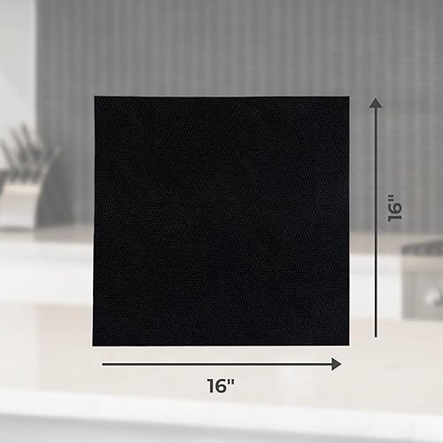 Miniatura 2 de BENCHFOODS Paquete de 16 alfombrillas deshidratadoras antiadherentes de 16 x 16 pulgadas, 100% antiadherentes, seguras para alimentos, resistentes a