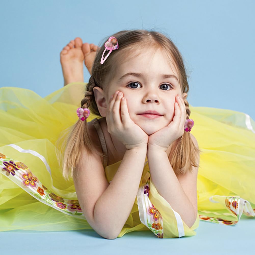MaSif 12pcs Princesa Accesoris de Pelo para Niña, Adornos de Pernos Pelo para el Cabello Regalos Originales para Niñas para Vestir a niñas pequeñas para Regalo