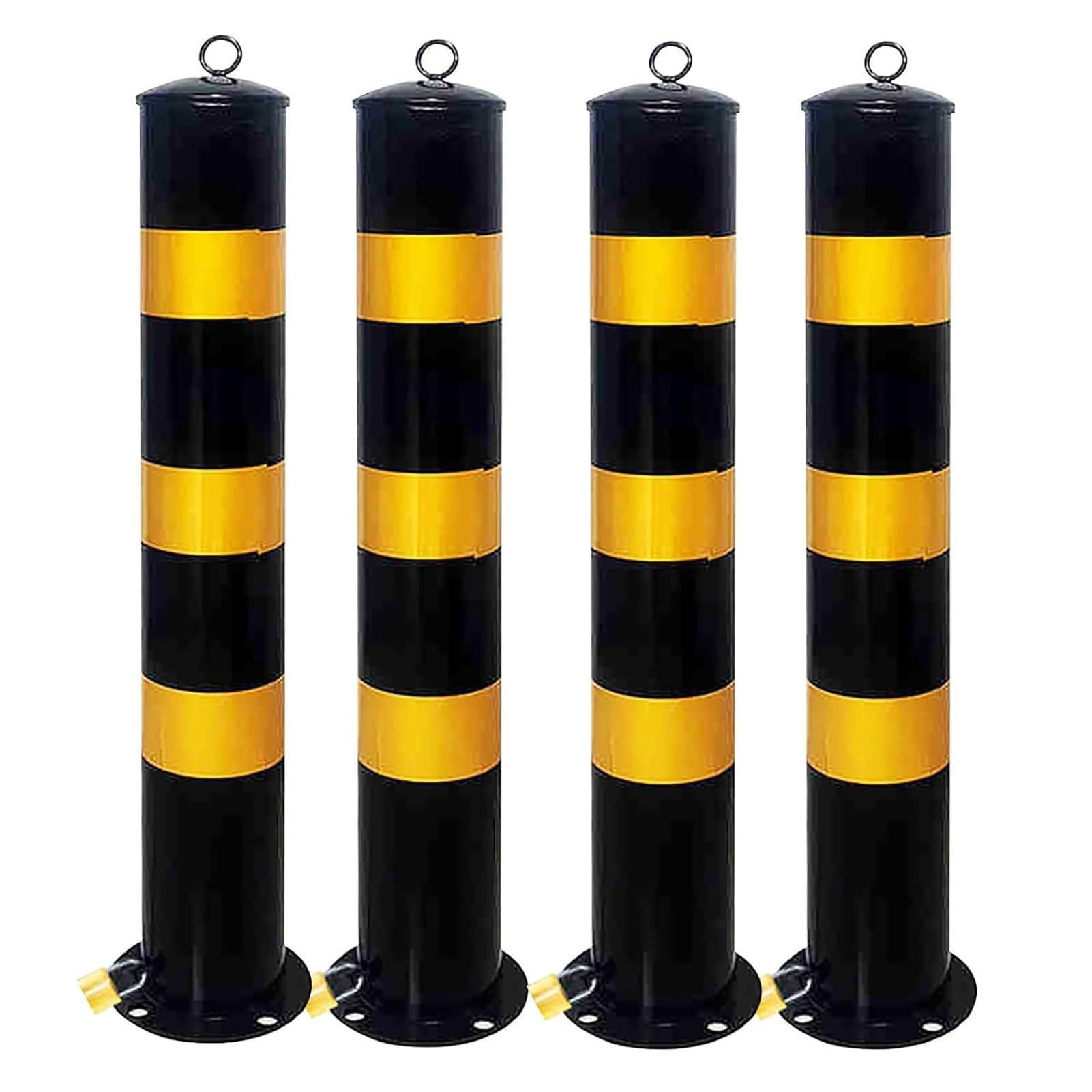Barrière de stationnement pour allée de chantier : finis les parkings sauvages (4pcs)